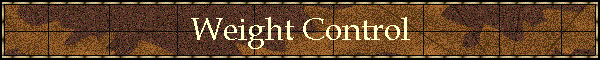 Weight Control